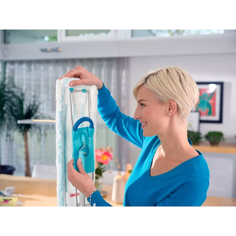 Leifheit 55092 Mop Mikrofaser 8000 ml Trocken&Nass Mikrofaser Blau, Grau