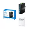 Unmanaged Gigabit Ethernet PoE Switch Cudy IG1008P — 8× Gigabit (10/100/1000), PoE, 48–57V, 20 Gbit/s, 8000 MAC, wandmontierbar, schwarz
