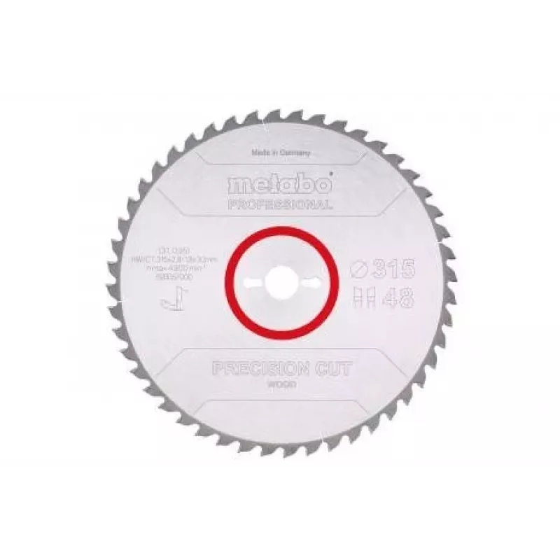 Kreissägeblatt Metabo 628057000 31,5 cm für Holz