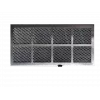 Respekta Aktivkohlefilter-Set MIZ 7800 — 2 Stück, silber/schwarz