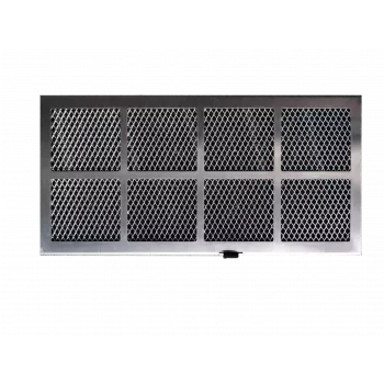 Respekta Aktivkohlefilter-Set MIZ 7800 — 2 Stück, silber/schwarz