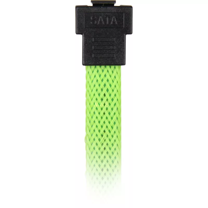 SATA-Kabel Sharkoon SATA 3 0,45 m 7-Pin Schwarz Grün