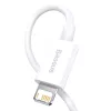 Baseus Superior Series Kabel USB auf Lightning, 2,4A, 0,25m (weiß)