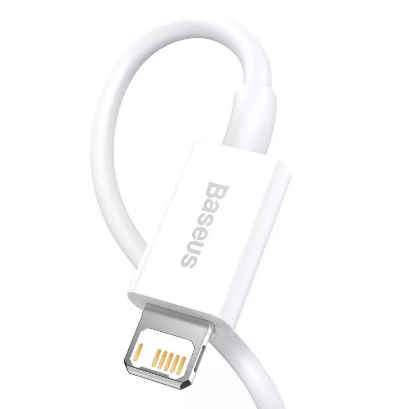 Baseus Superior Series Kabel USB auf Lightning, 2,4A, 0,25m (weiß)