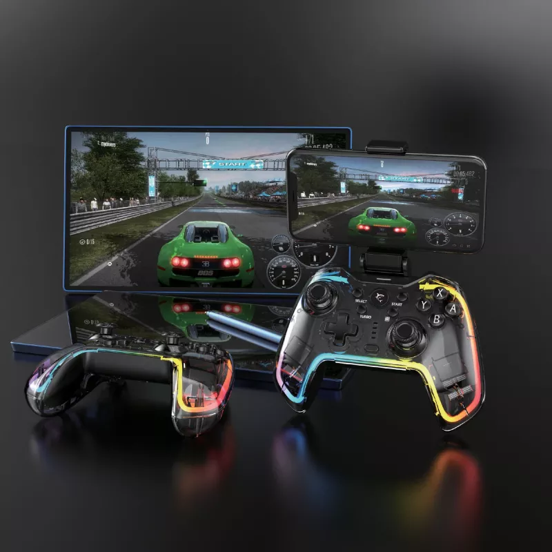 Gamecontroller White Shark GPW-8040 RGB Wireless Bluetooth, Modell PRAETORIAN