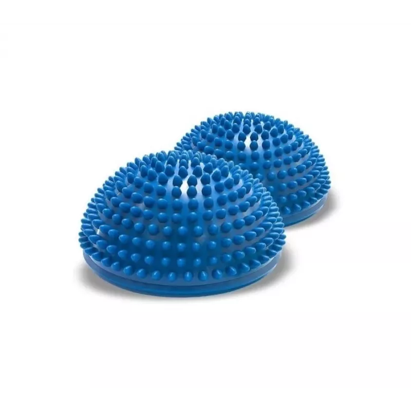 Balance- und Propriozeptions-Sinneshalbkugeln Qmed DRQM3GCH101 — Paar, Technopolymer, Ø16 cm, max. Belastung 100 kg, blau