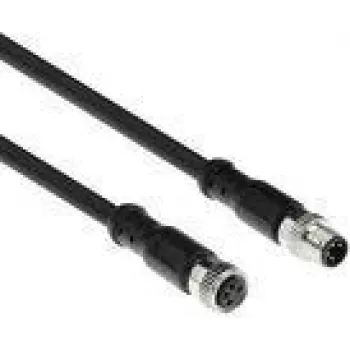 ACT 5,00 Meter Sensorkabel M8A 4-polig Stecker auf M8A 4-polig Buchse, Ultraflex Xtreme TPE-Kabel, abgeschirmt (SC3103)