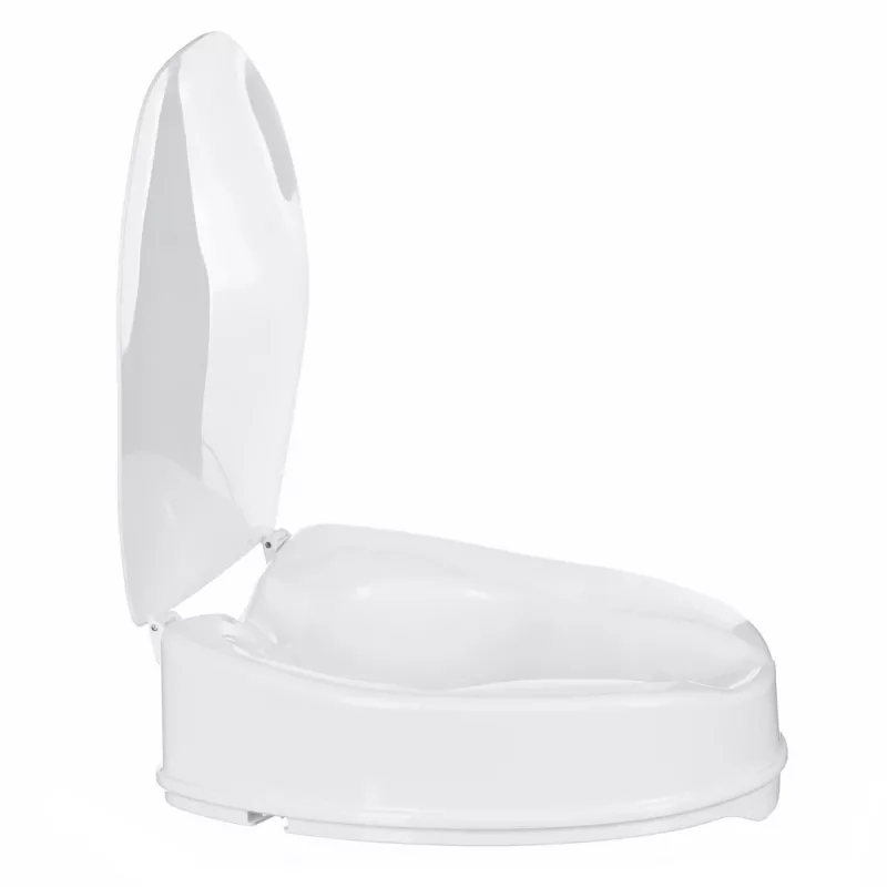 ActionMED NT10AM Toilettensitzerhöhung mit Deckel, 10 cm