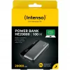 Powerbank INTENSO 7350050 — 20000 mAh, 1× USB-A + 2× USB-C, 100 W Gesamtausgangsleistung, schwarz/grau