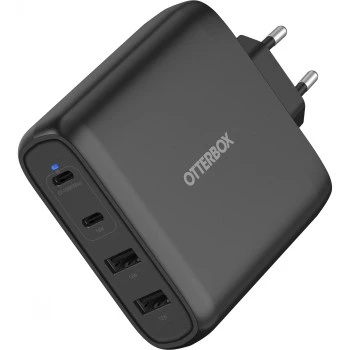 Wandladegerät OTTERBOX 78-81343 100W GaN mit 2× USB-C und 2× USB-A Anschlüssen