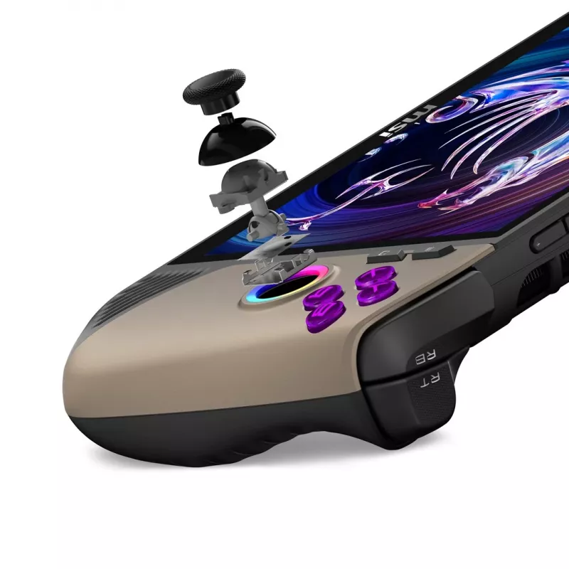 MSI Claw 8 AI+ A2VM-037PL tragbare Spielkonsole 20,3 cm (8) 1 TB Touchscreen Wi‑Fi Beige