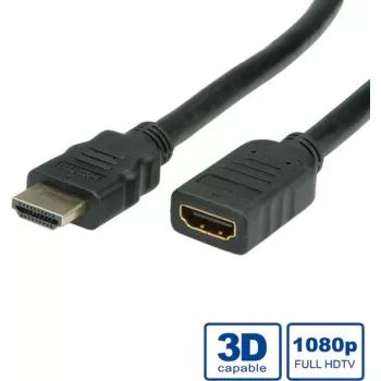 HDMI High Speed Kabel + Ethernet VALUE 5 m