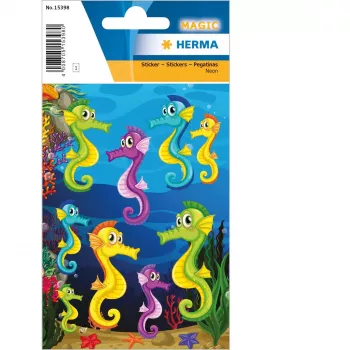 Dekosticker HERMA 15398 Mehrfarbig Tiermuster
