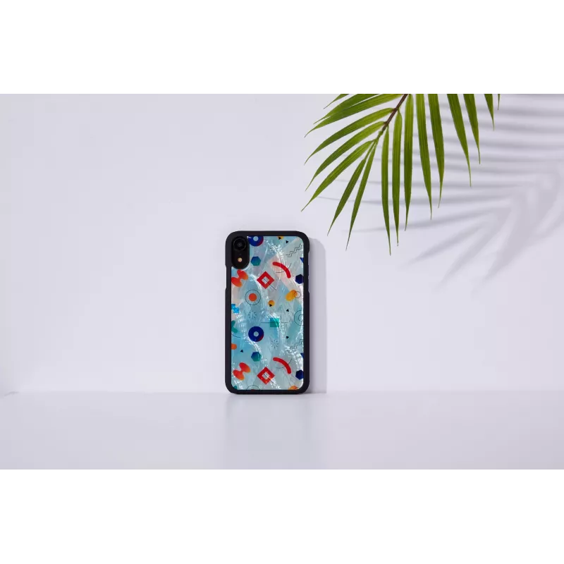 Schutzhülle iKins für iPhone XR – Schwarz Poppin Rock Design