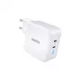 Power adapter CHOETECH Charger GaN 2x USB-C 100W PD, model PD6008
