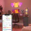 Dreieckige LED-Panelleuchten Nanoleaf NL47-0002TW-9PK — Set mit 9 RGB-Wandpaneelen, netzbetrieben, weiß