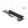 Konverter 2 x SFF-8654 auf PCIe x16 Bifurkation DeLOCK 64148