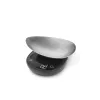 Küchenwaage Caso FinoCompact 03201 — 0,5 kg Kapazität, 1 g Teilung, LED-Anzeige, Edelstahl/Schwarz