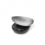 Küchenwaage Caso FinoCompact 03201 — 0,5 kg Kapazität, 1 g Teilung, LED-Anzeige, Edelstahl/Schwarz