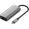 Satechi Dockingstation 4-in-1 ST-H3C25EM USB-C 3.2 Gen2 Grau (ST-H3C25EM)