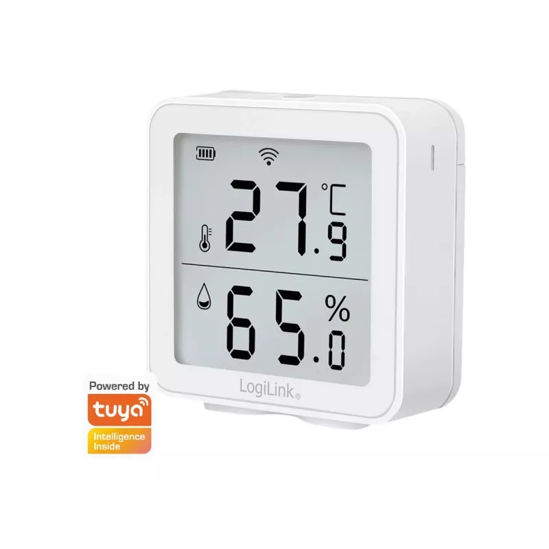 LogiLink SC0116 Hygrometer Psychrometer Innen Elektronisch Weiß Digital