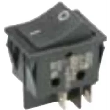 Bachmann 924.095 Elektrischer Schalter Wippschalter 2P Schwarz (924.095)
