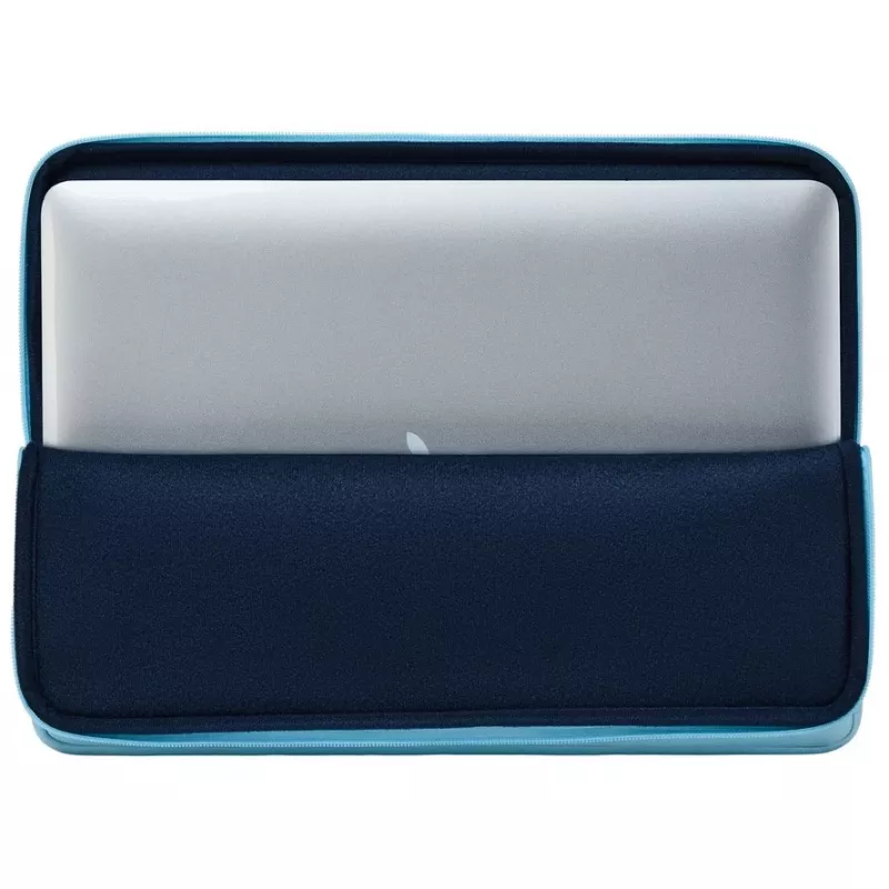 Laptophülle Rivacase Riva Szuzuka 15,6 Zoll Pastellblau, gepolsterte Schutzhülle