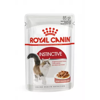 Nassfutter für Katzen Royal Canin Instinctive 12 x 85 g — Geflügel, ausgewachsen, Unterstützung der Harnwegsgesundheit