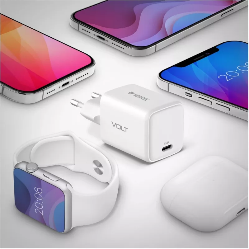 USB-C Ladegerät YENKEE G45 VOLT 45W Power Delivery 3.0, 3A Ausgang