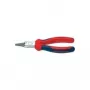 22 05 160, Spitzzange, Chrom-Vanadium-Stahl, Kunststoff, blau, rot, 160 mm, 169