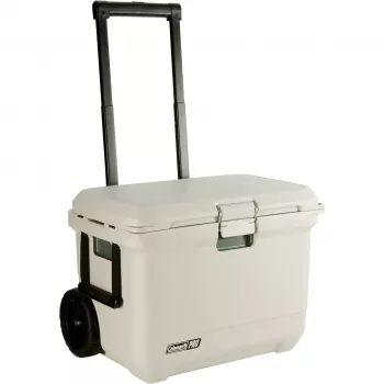 Coleman Pro 55QT Wheeled Cooler Box Weiß 52L 120h