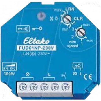 Dimmerschalter Eltako FUD61NP-230V 30100830 drahtlos universell für 230 V Lichtsteuerung
