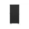 Lanberg FF01-8242-12BL Rack-Schrank 42U freistehender Schrank Schwarz