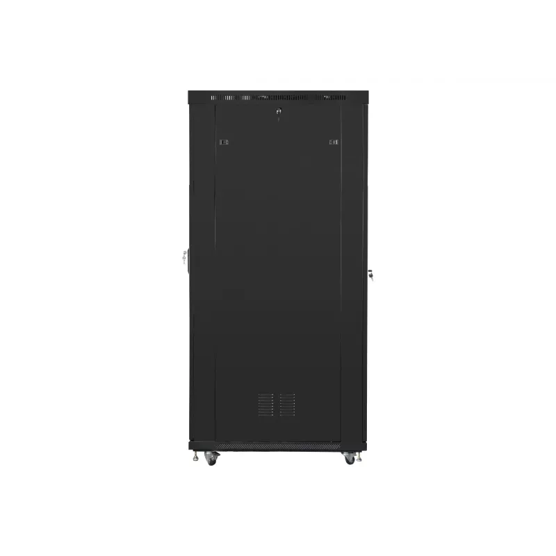 Lanberg FF01-8242-12BL Rack-Schrank 42U freistehender Schrank Schwarz