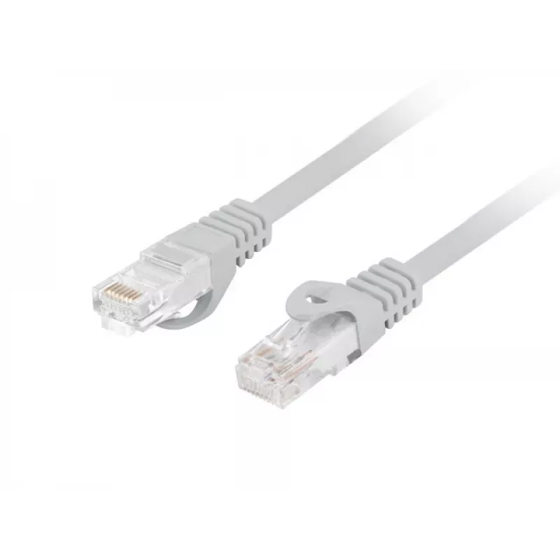 LANBERG Cat6 U/UTP Netzwerkkabel PCU6-10CU-0500-S, RJ-45 auf RJ-45, 5 m, Grau