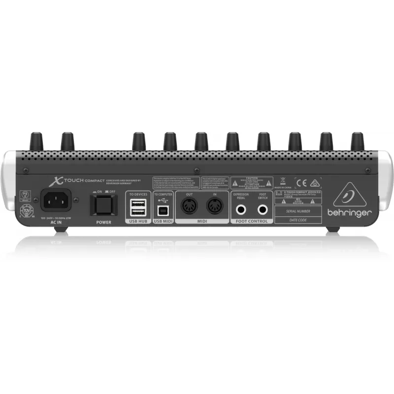 Behringer X-TOUCH COMPACT MIDI-Tastatur USB Schwarz