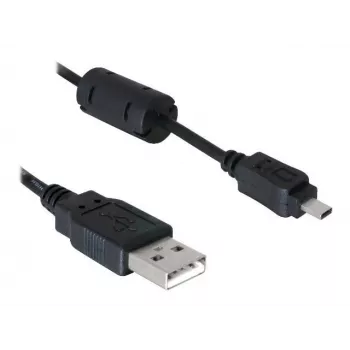 DeLOCK 82414 USB-Kabel auf Digitalkamera-Anschluss (Nikon 8-Pin UC-E6), 1,83 m, Schwarz