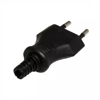 Elektrischer Netzstecker Bachmann 900.002 Schwarz 2P