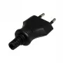 Elektrischer Netzstecker Bachmann 900.002 Schwarz 2P