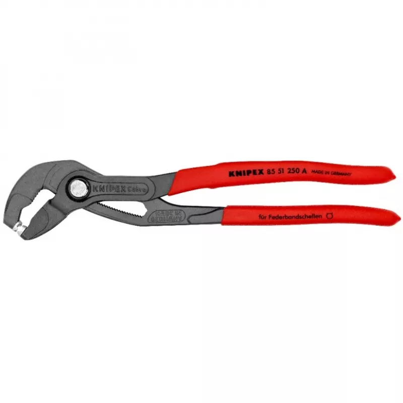 Knipex Federbandschellenzange Gesamtl. 250 mm max. Spannweite 70 mm Einstellungen 25