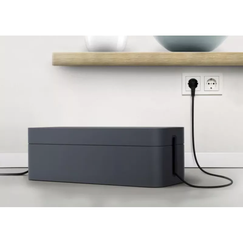 Kabelbox Durable Cavoline Box L für Schreibtisch Graphit 1 Stück 503037