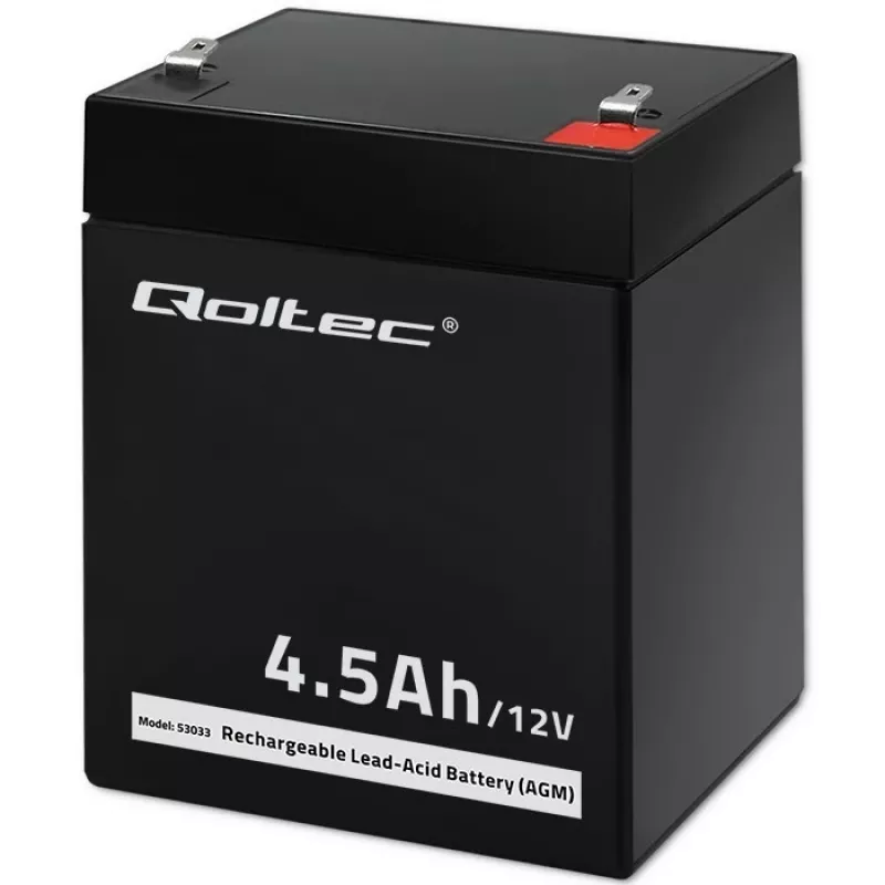 AGM-Batterie Qoltec 53033 4.5 Ah 15 V 65.5 A Motorrad
