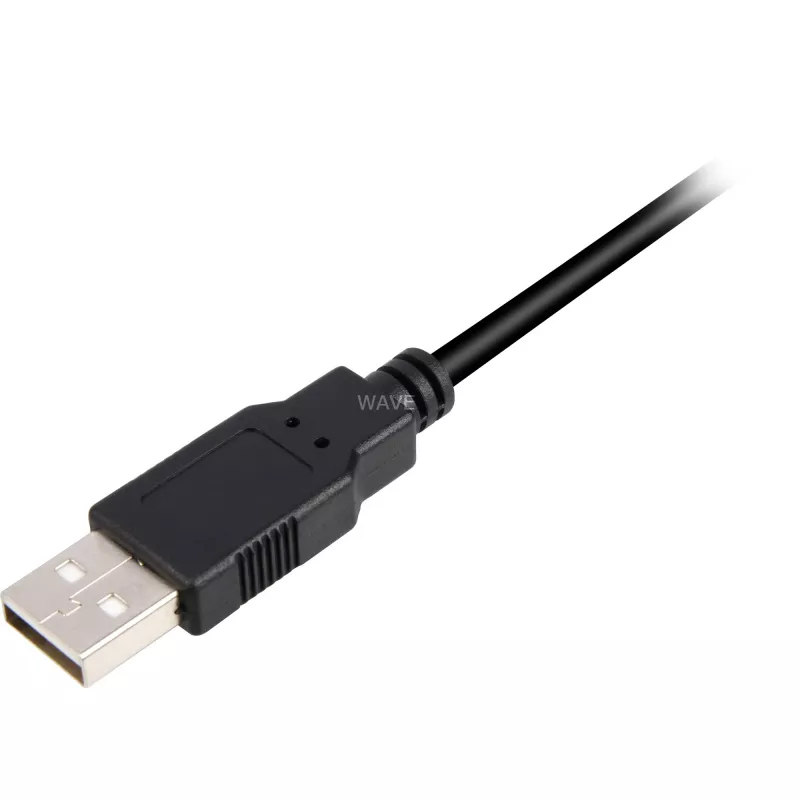 USB 2.0 Kabel, USB-A Stecker > Micro-USB Stecker (schwarz, 2,0 Meter)