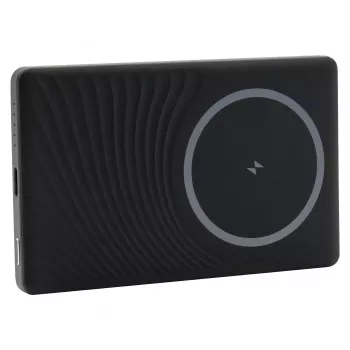 RealPower PB-5000 MAG 5000 mAh Kabelloses Laden Titanium