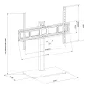 TV-Ständer MACLEAN MC-386 für 32-Zoll- bis 75-Zoll-Fernseher, bis zu 40 kg, VESA 600x400 mm, drehbar, freistehend
