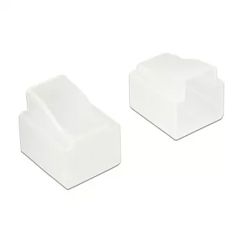 Buchsen-Schutzkappe DELOCK 64017 für RJ-11 transparent, Polyethylen, 13 × 14,4 × 12 mm, 10er-Pack