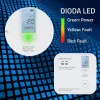 Kohlenmonoxid-Sensor QOLTEC 52577 — batteriebetriebener Alarm, 85 dB Schallpegel