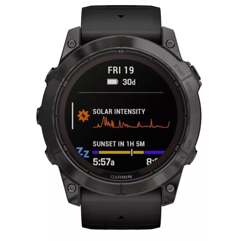 Smartwatch GARMIN fēnix 7X Pro 51 mm, 1,4 Zoll (3,56 cm) MIP 280×280, Touch, Wi‑Fi, GPS, 32 GB, Schwarz