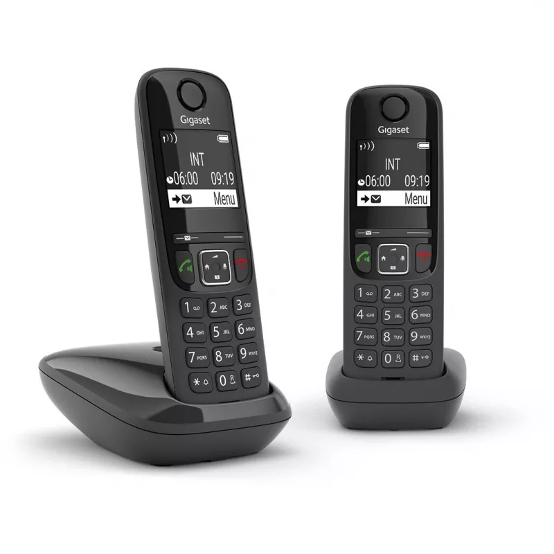 Gigaset AS690 Duo schwarz int.