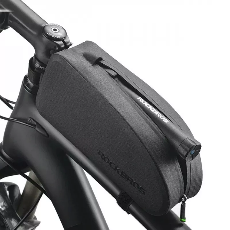 Rockbros AS-019-1 Fahrrad-Rahmentasche wasserdicht 1,6 l Schwarz